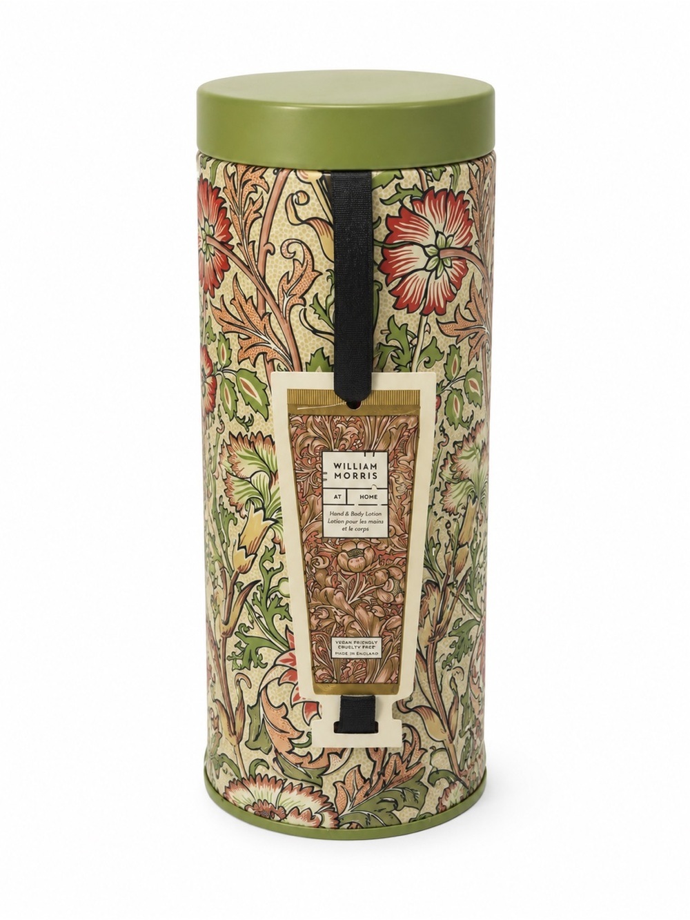 William Morris Vanilla Sandalwood Hand Lotion with Cannister